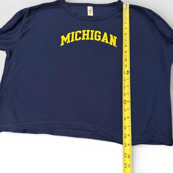 Zootatz Michigan Wolverines Blue Arched Long Sleeve Shirt - Size X-Large EUC - Picture 5 of 6